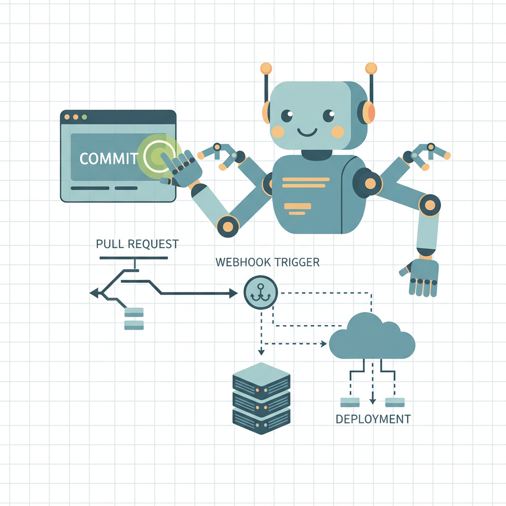 A webmaster agent LLM updating the website with chat interface
